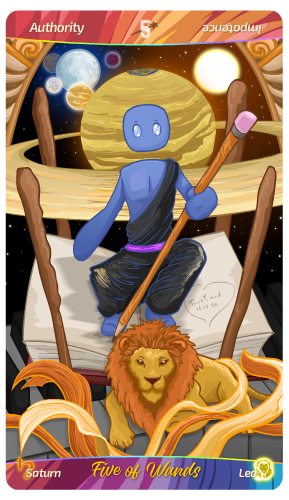 Five of Wands