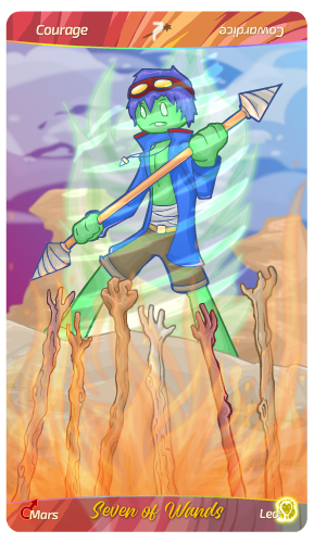 Seven of Wands