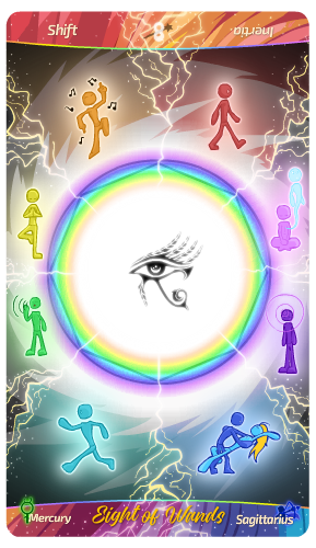 Eight of Wands