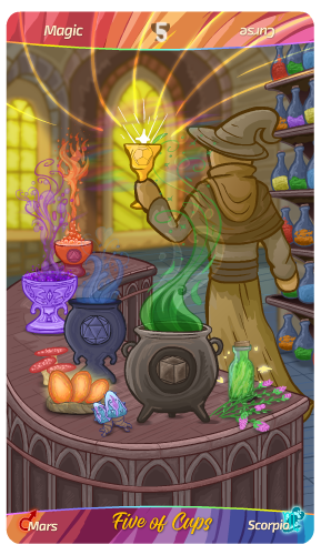 Five of Cups