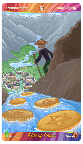 Five of Coins